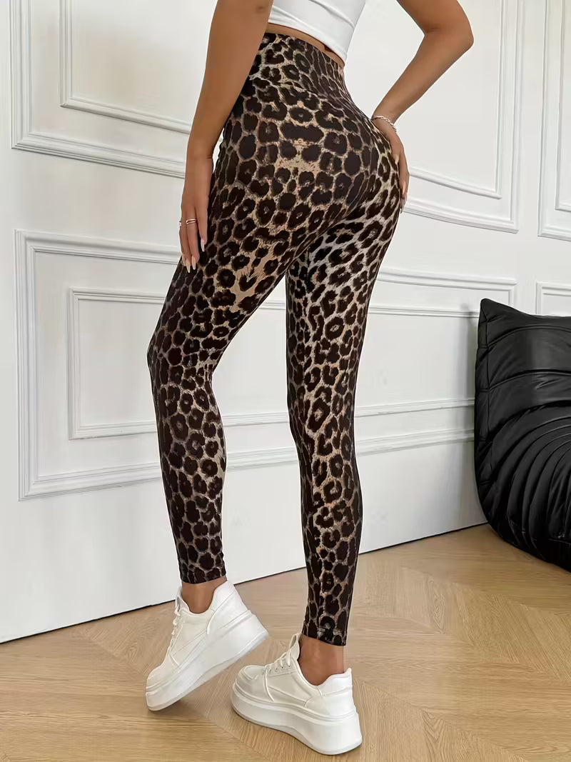 Leggings Leopardato