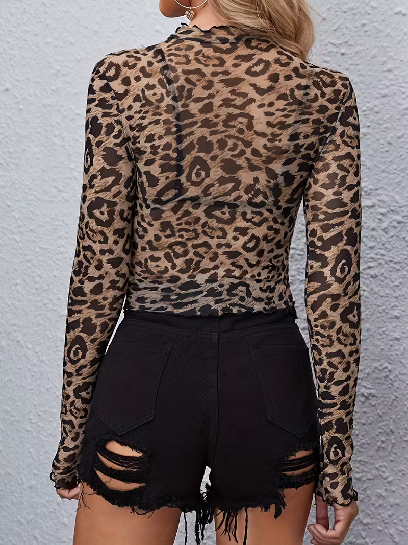 Carla Top Leopardato
