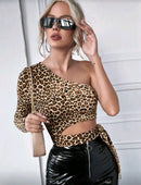 Barbara Top Monospalla Leopardato