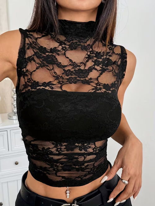 Milena T-Shirt in Pizzo