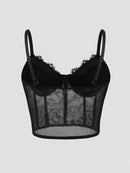Ginevra Top Corsetto in Pizzo