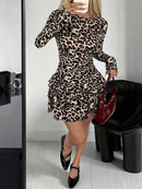 Deborah Mini Abito Leopardato