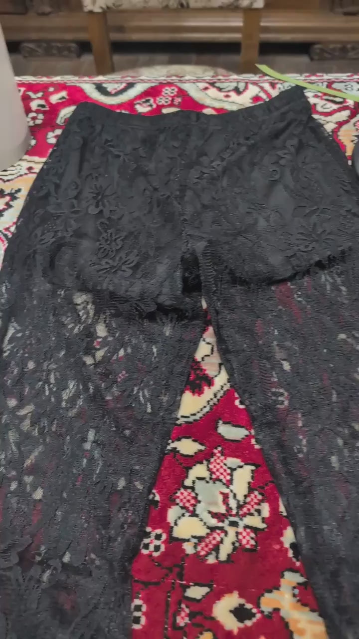 Anna – Pantalone in Pizzo Elegante che Slancia la Silhouette
